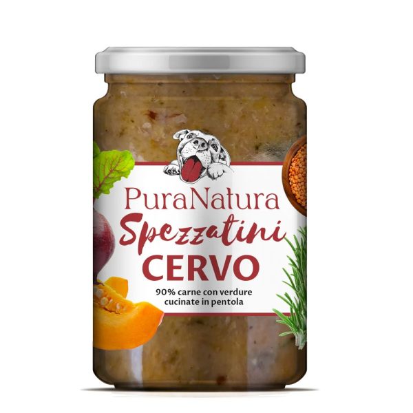 SPEZZATINO CERVO - Cotti in pentola 300 g - PuraNatura